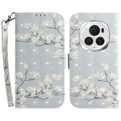 For Honor Magic6 Pro 5G Case Wallet Leather Phone Cover Pattern Printing