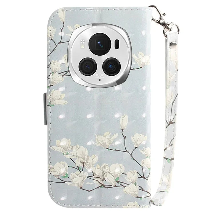 For Honor Magic6 Pro 5G Case Wallet Leather Phone Cover Pattern Printing