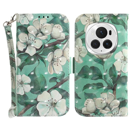 For Honor Magic6 Pro 5G Case Wallet Leather Phone Cover Pattern Printing