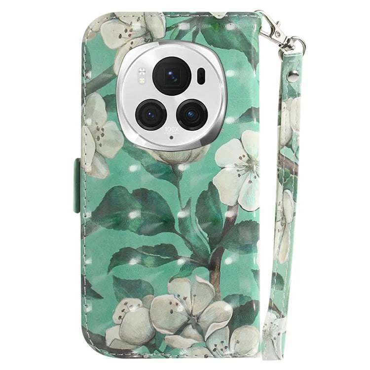 For Honor Magic6 Pro 5G Case Wallet Leather Phone Cover Pattern Printing