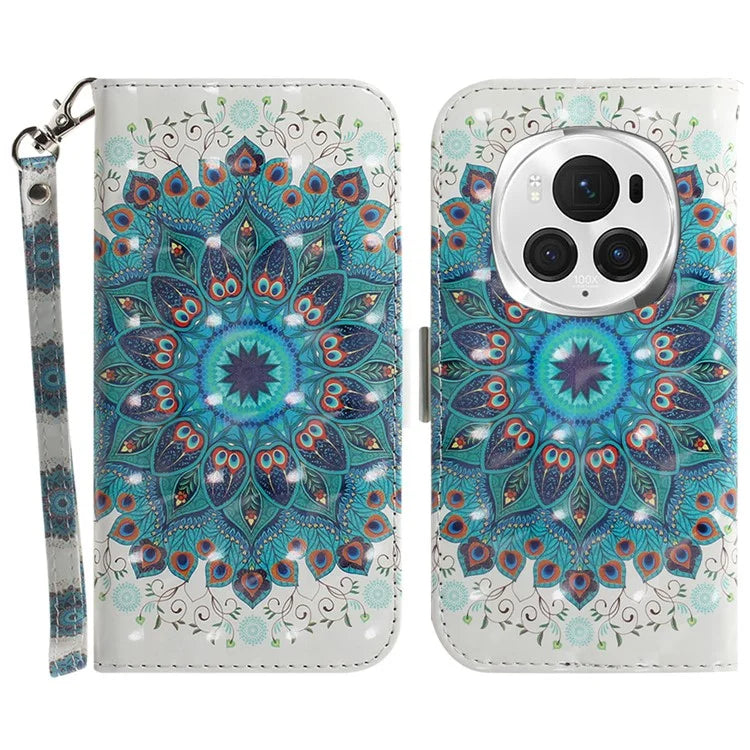 For Honor Magic6 Pro 5G Case Wallet Leather Phone Cover Pattern Printing