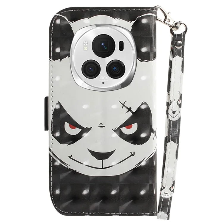 For Honor Magic6 Pro 5G Case Wallet Leather Phone Cover Pattern Printing