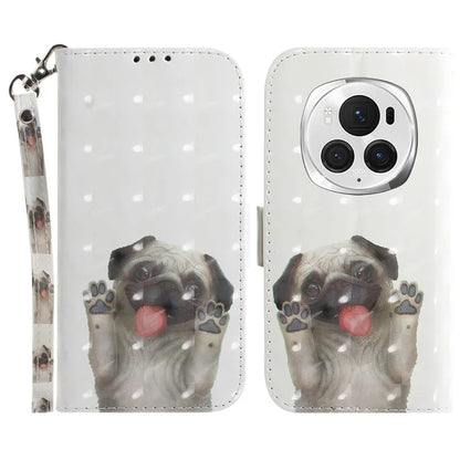 For Honor Magic6 Pro 5G Case Wallet Leather Phone Cover Pattern Printing