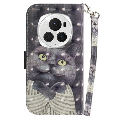 For Honor Magic6 Pro 5G Case Wallet Leather Phone Cover Pattern Printing