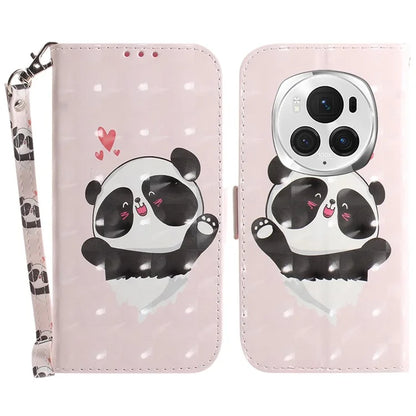 For Honor Magic6 Pro 5G Case Wallet Leather Phone Cover Pattern Printing