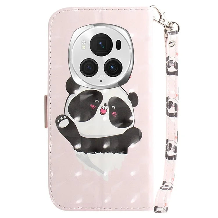 For Honor Magic6 Pro 5G Case Wallet Leather Phone Cover Pattern Printing