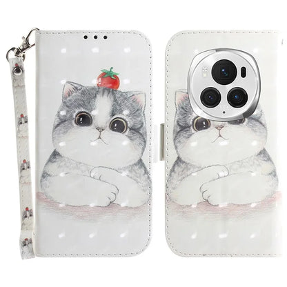 For Honor Magic6 Pro 5G Case Wallet Leather Phone Cover Pattern Printing