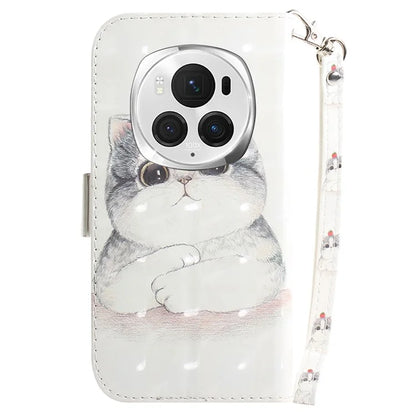 For Honor Magic6 Pro 5G Case Wallet Leather Phone Cover Pattern Printing