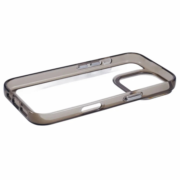 For iPhone 16 Pro Case Metal Buttons PC+TPU Phone Cover 2.0mm Thick Drop-Proof