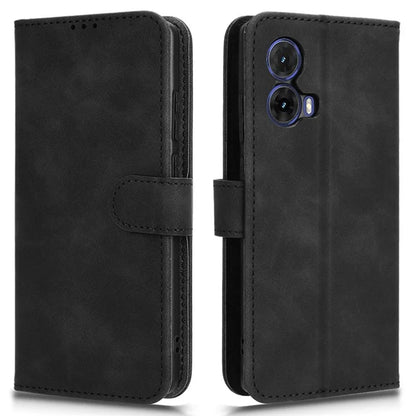For Motorola Moto G85 5G / S50 Neo 5G Case Skin-Feel Leather Wallet Flip Anti-Drop Phone Cover