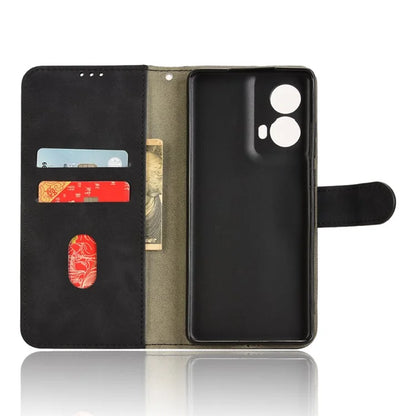 For Motorola Moto G85 5G / S50 Neo 5G Case Skin-Feel Leather Wallet Flip Anti-Drop Phone Cover