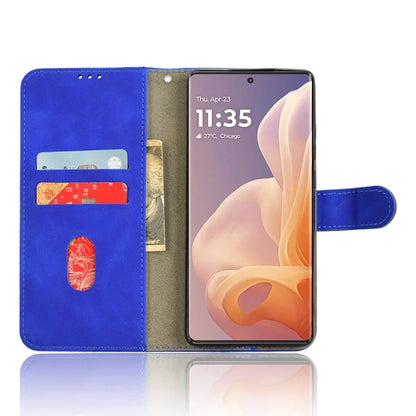 For Motorola Moto G85 5G / S50 Neo 5G Case Skin-Feel Leather Wallet Flip Anti-Drop Phone Cover