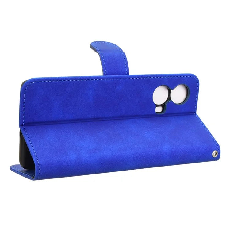 For Motorola Moto G85 5G / S50 Neo 5G Case Skin-Feel Leather Wallet Flip Anti-Drop Phone Cover