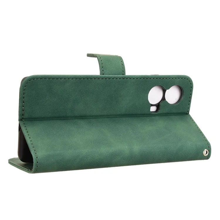 For Motorola Moto G85 5G / S50 Neo 5G Case Skin-Feel Leather Wallet Flip Anti-Drop Phone Cover