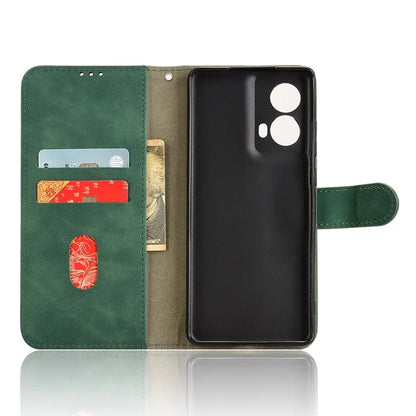 For Motorola Moto G85 5G / S50 Neo 5G Case Skin-Feel Leather Wallet Flip Anti-Drop Phone Cover