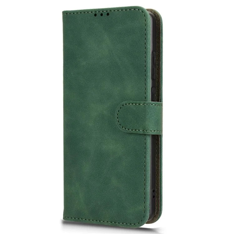 For Motorola Moto G85 5G / S50 Neo 5G Case Skin-Feel Leather Wallet Flip Anti-Drop Phone Cover