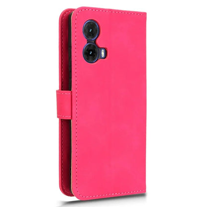 For Motorola Moto G85 5G / S50 Neo 5G Case Skin-Feel Leather Wallet Flip Anti-Drop Phone Cover