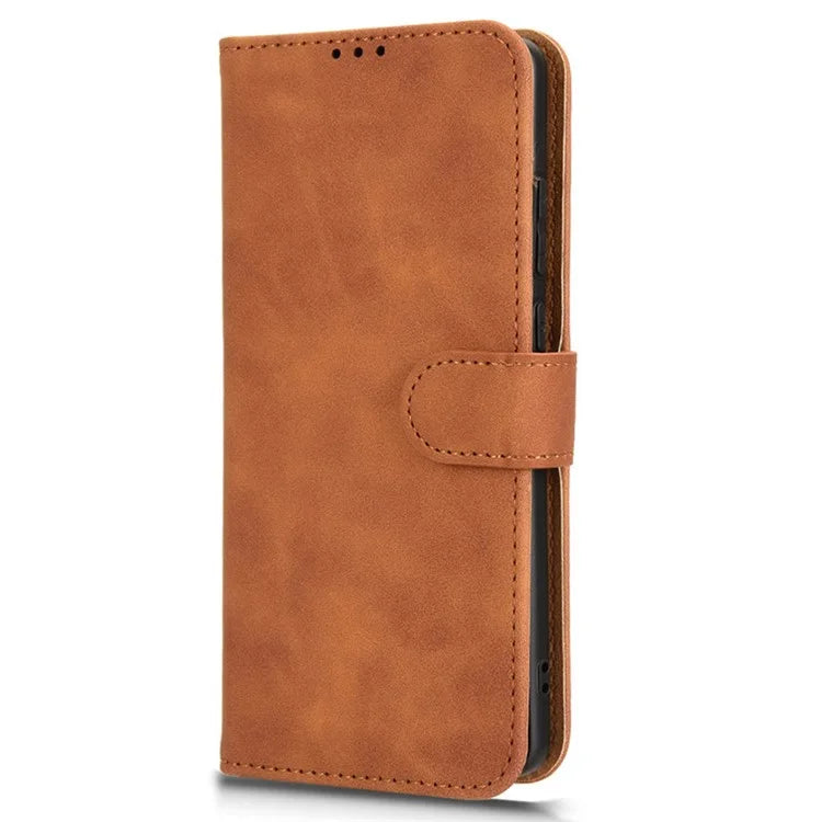 For Motorola Moto G85 5G / S50 Neo 5G Case Skin-Feel Leather Wallet Flip Anti-Drop Phone Cover