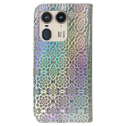 For Motorola Edge 50 Ultra 5G / Moto X50 Ultra 5G Dazzling Flower Wholesale Phone Case PU Leather Phone Cover