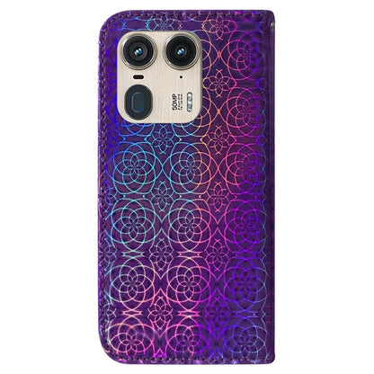 For Motorola Edge 50 Ultra 5G / Moto X50 Ultra 5G Dazzling Flower Wholesale Phone Case PU Leather Phone Cover