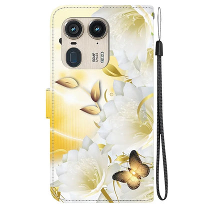Wholesale Phone Case for Motorola Edge 50 Ultra 5G / Moto X50 Ultra Wallet Leather Phone Stand Cover with Pattern Printing