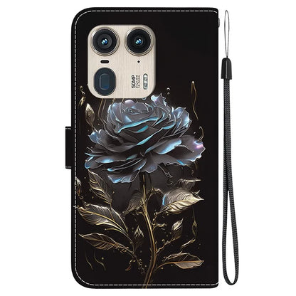 Wholesale Phone Case for Motorola Edge 50 Ultra 5G / Moto X50 Ultra Wallet Leather Phone Stand Cover with Pattern Printing