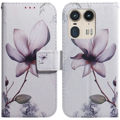 PU Leather Phone Case for Motorola Moto X50 Ultra 5G / Edge 50 Ultra Wallet Phone Stand Cover with Pattern Printing