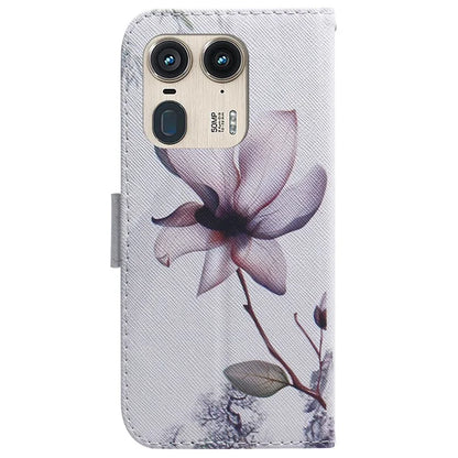 PU Leather Phone Case for Motorola Moto X50 Ultra 5G / Edge 50 Ultra Wallet Phone Stand Cover with Pattern Printing