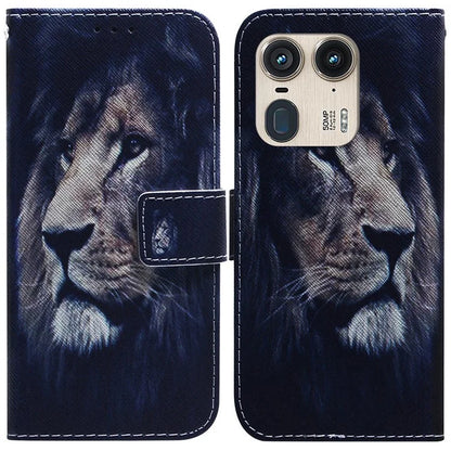 PU Leather Phone Case for Motorola Moto X50 Ultra 5G / Edge 50 Ultra Wallet Phone Stand Cover with Pattern Printing