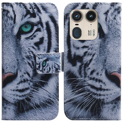 PU Leather Phone Case for Motorola Moto X50 Ultra 5G / Edge 50 Ultra Wallet Phone Stand Cover with Pattern Printing