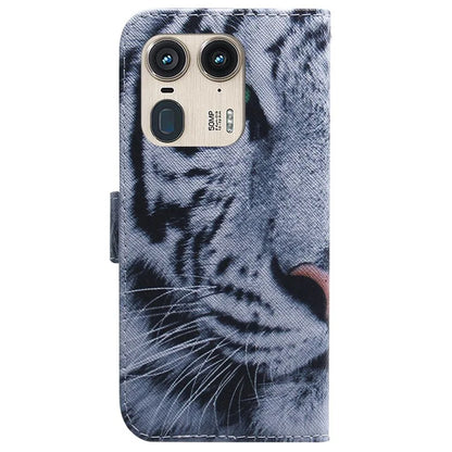PU Leather Phone Case for Motorola Moto X50 Ultra 5G / Edge 50 Ultra Wallet Phone Stand Cover with Pattern Printing