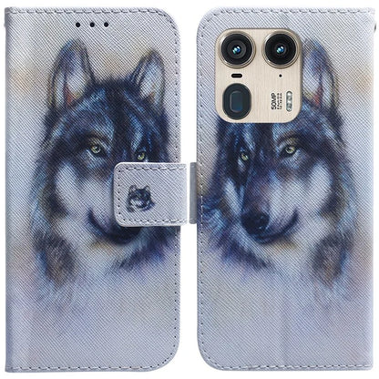 PU Leather Phone Case for Motorola Moto X50 Ultra 5G / Edge 50 Ultra Wallet Phone Stand Cover with Pattern Printing