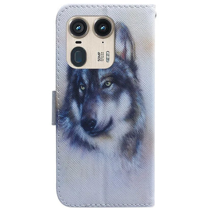 PU Leather Phone Case for Motorola Moto X50 Ultra 5G / Edge 50 Ultra Wallet Phone Stand Cover with Pattern Printing