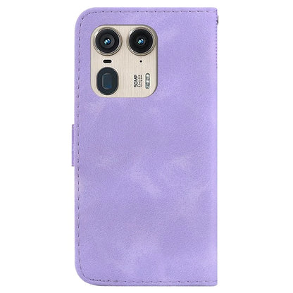 For Motorola Edge 50 Ultra 5G / Moto X50 Ultra 5G Case PU Leather Imprint Wallet Phone Cover