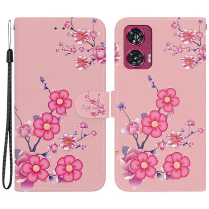 For Motorola Edge 50 Fusion 5G Wallet Case Pattern Printed Leather Phone Cover