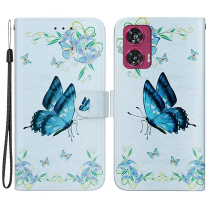 For Motorola Edge 50 Fusion 5G Wallet Case Pattern Printed Leather Phone Cover