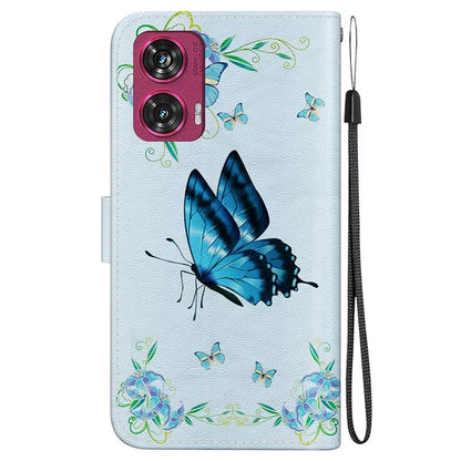 For Motorola Edge 50 Fusion 5G Wallet Case Pattern Printed Leather Phone Cover
