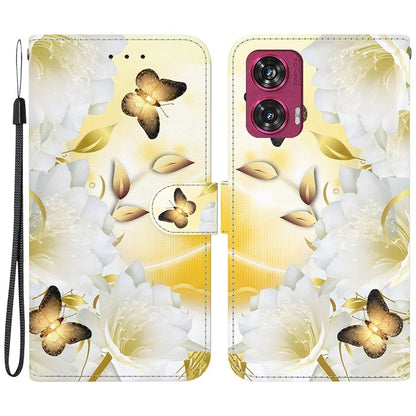 For Motorola Edge 50 Fusion 5G Wallet Case Pattern Printed Leather Phone Cover