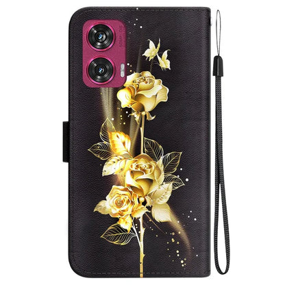 For Motorola Edge 50 Fusion 5G Wallet Case Pattern Printed Leather Phone Cover