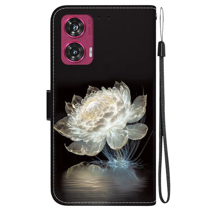 For Motorola Edge 50 Fusion 5G Wallet Case Pattern Printed Leather Phone Cover