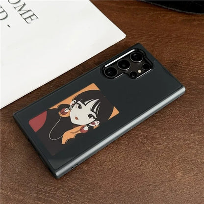 For Samsung Galaxy S23 Ultra E Ink Phone Cover 4-Color Display Pattern Customized Case