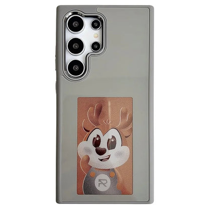For Samsung Galaxy S23 Ultra E Ink Phone Cover 4-Color Display Pattern Customized Case