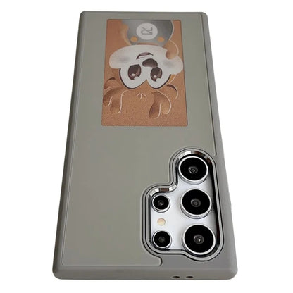For Samsung Galaxy S23 Ultra E Ink Phone Cover 4-Color Display Pattern Customized Case