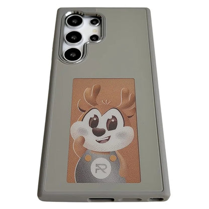 For Samsung Galaxy S23 Ultra E Ink Phone Cover 4-Color Display Pattern Customized Case