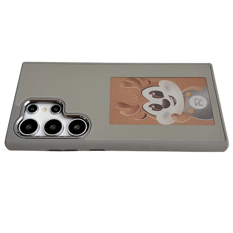 For Samsung Galaxy S23 Ultra E Ink Phone Cover 4-Color Display Pattern Customized Case