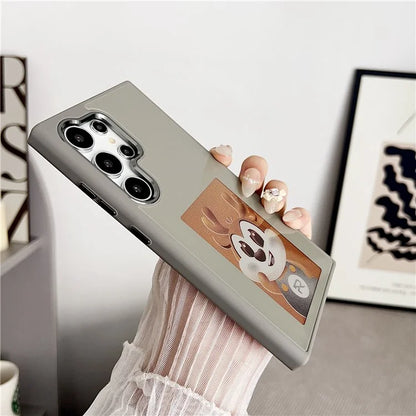 For Samsung Galaxy S23 Ultra E Ink Phone Cover 4-Color Display Pattern Customized Case