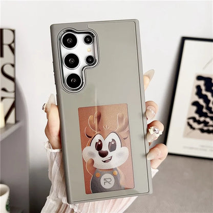 For Samsung Galaxy S23 Ultra E Ink Phone Cover 4-Color Display Pattern Customized Case