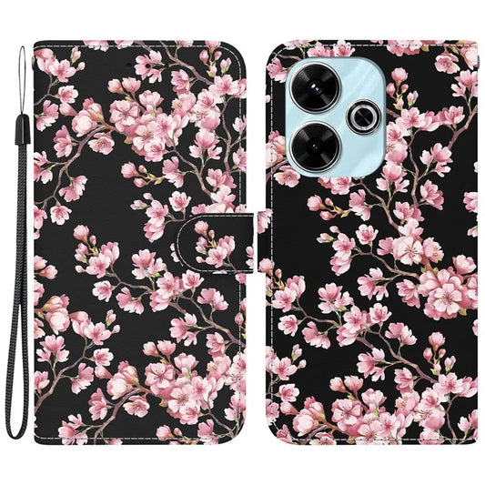 For Xiaomi Redmi 13 5G / 13 4G / Poco M6 4G Case Pattern Print PU Leather Wallet Phone Cover