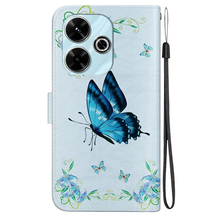 For Xiaomi Redmi 13 5G / 13 4G / Poco M6 4G Case Pattern Print PU Leather Wallet Phone Cover