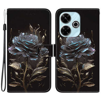 For Xiaomi Redmi 13 5G / 13 4G / Poco M6 4G Case Pattern Print PU Leather Wallet Phone Cover